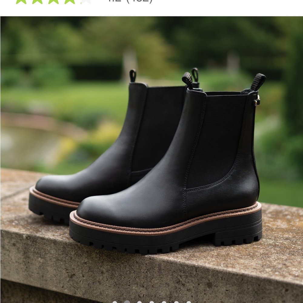 Sam Edelman Laguna Boot in Black Leather